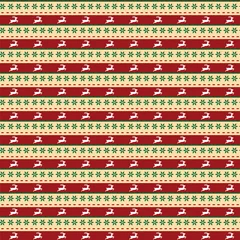 seamless christmas pattern reindeer © Daniel Berkmann