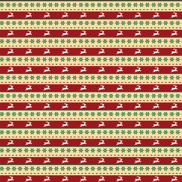 seamless christmas pattern reindeer