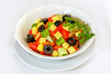 plate of tasty appetizing food