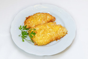 plate of tasty appetizing food