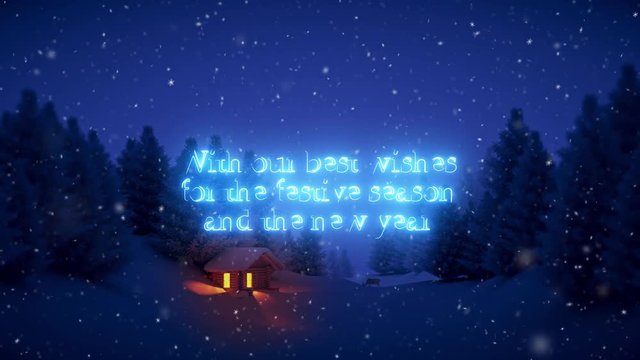 Animierte E-Card zu Weihnachten mit internationalen Gl&uuml;ckw&uuml;nschen