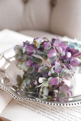 フラワーアレンジメント　紫陽花　イメージ