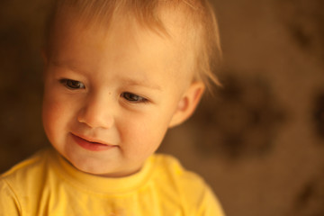 Lovely and beautiful face of the baby