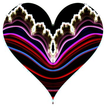 Beautiful original amazing unique special abstract heart
