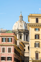 Obraz premium italian style facades and antique dome