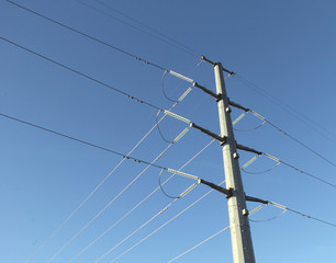 High voltage power line