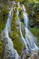 Fototapeta na wymiar Clean waters of Krushuna Waterfalls, Balkan Mountains, Bulgaria