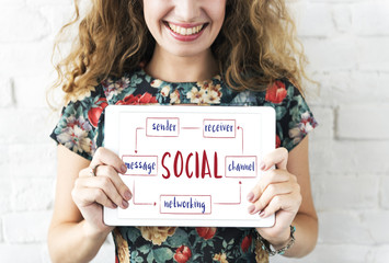 Social Networking Connection Concept