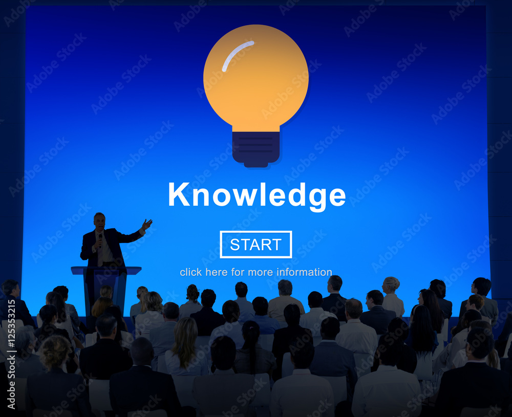 Poster knowledge expertise intelligence learn concept
