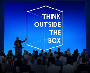 Thinking Out Of The Box Concept