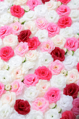 Naklejka premium Wedding bridal background - roses