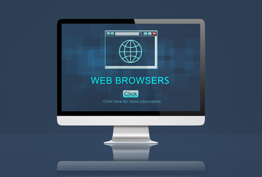 Web Browsers Digital Browsing Computer Concept