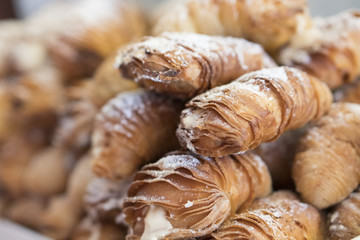 Italian sfogliatelle pastries