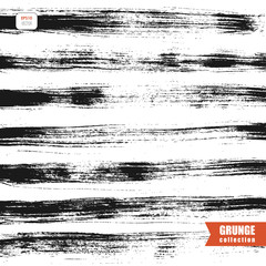 Abstract texture with rough brush strokes. Vector grunge background.