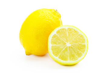 Lemon isolated on white