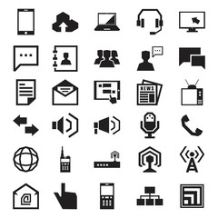 Angular Angled Style Icon of Communication Technology