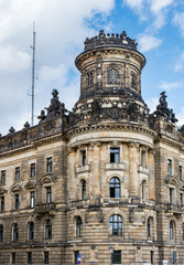 Fototapeta na wymiar Historic house facade in Dresden