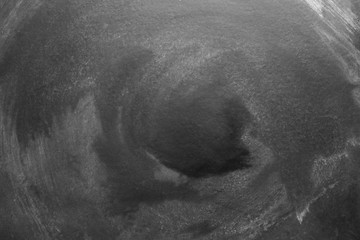 Chalk rubbed out on blackboard