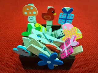 Wooden paper clips 