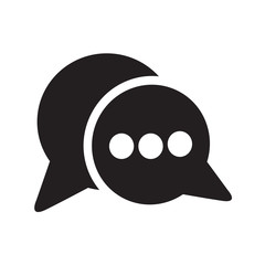 Chat icon illustration design