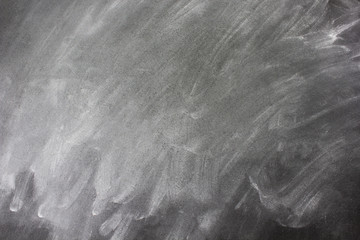 Chalk rubbed out on blackboard