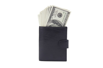 US dollars in wallet