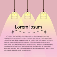 vintage lamp background