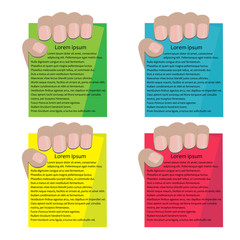 Set of bubbles, stickers, labels, tags. Vector template