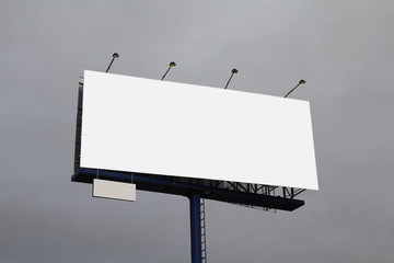 Blank billboard for advertising