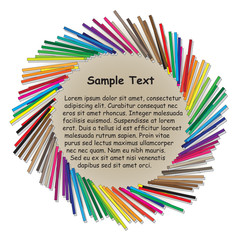 Abstract square text box .Abstract circle  text box 