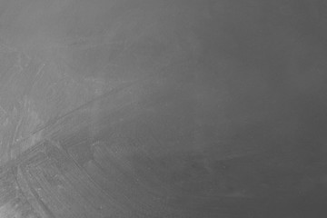 Chalk rubbed out on blackboard