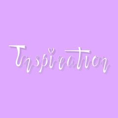 Hand written retro lettering Inspiration made in vector. Vintage letters design with nice effect. Postcard, greeting card, poster