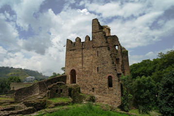 Palace of Iyasu, grandson of Fasilidas in Fasil Ghebbi site , Gonder