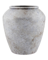 ceramic vase isolated on white background