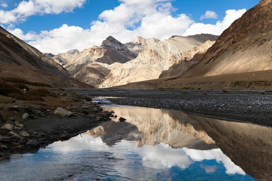 view from Indian himalayas