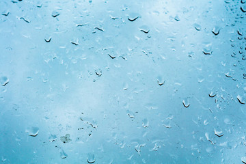 Rain Drops on Window Filtered