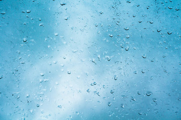 Rain Drops on Window Filtered
