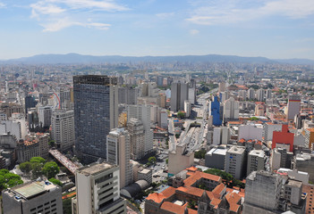 Sao Paulo cityline, Brazil