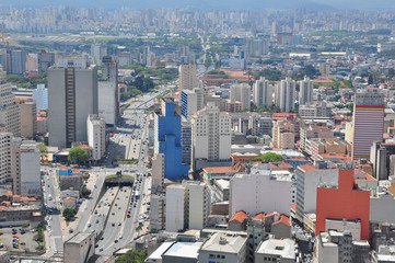 Fototapeta premium Sao Paulo cityline, Brazil