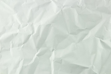 white crumpled paper texture for background