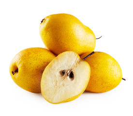 Three pears and half