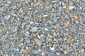 pebbles sunlit background