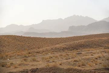 Foto op Canvas Desert and mountain landscape in Iran © zephyr_p