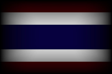 Flag of Thailand . mourning for king of thailand pass away . rest in peace .