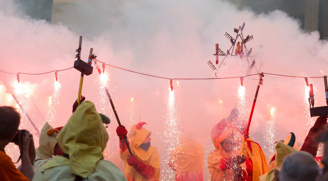 Night of Saint Anastasi  at Badalona
