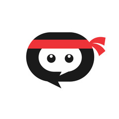 Talk Ninja - Vector Logo Icon