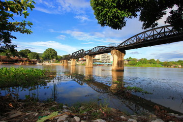 Fototapeta na wymiar River Kwai bridge