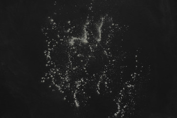Black chalkboard background.Vector texture