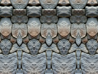 Stone wall background pattern. Old paving stones abstract background.
