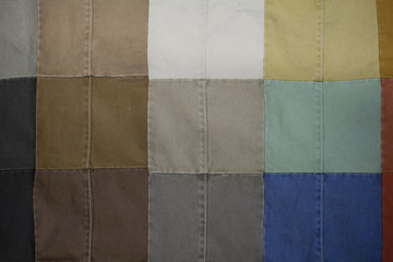 Fototapeta premium colours in patchwork